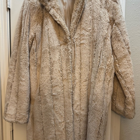 Cream Teddy Jacket - Picture 5 of 8